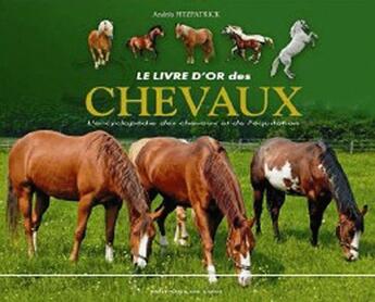 Couverture du livre « Les livre d'or des chevaux » de Andrea Fitzpatrick aux éditions De Lodi