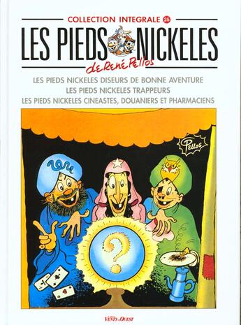 Couverture du livre « Les pieds nickelés ; intégrale t.25 » de Rene Pellos aux éditions Vents D'ouest