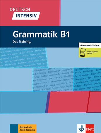 Couverture du livre « Deutsch intensiv : allemand ; B1 ; grammatik » de  aux éditions La Maison Des Langues