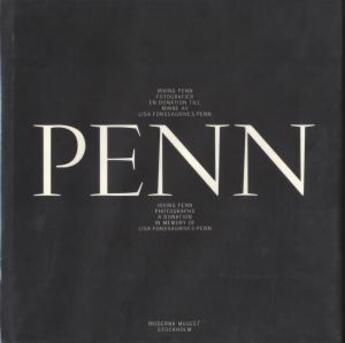 Couverture du livre « Irving Penn photographs a donation in memory of Lisa Fonssagrives-Penn » de Irving Penn aux éditions Gingko Press