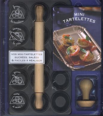 Couverture du livre « Mini-tartelettes ; coffret » de  aux éditions Larousse