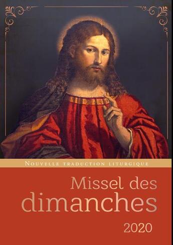 Couverture du livre « Missel des dimanches (édition 2020) » de  aux éditions Cerf