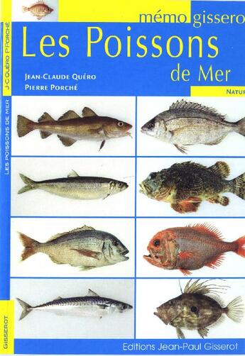 Couverture du livre « Les poissons de mer » de Quero/Porche aux éditions Gisserot