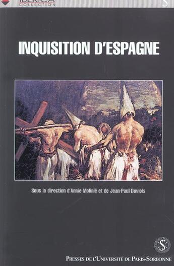 Couverture du livre « Inquisition d espagne » de  aux éditions Sorbonne Universite Presses