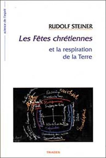 Couverture du livre « Fetes Chretiennes » de Rudolf Steiner aux éditions Triades