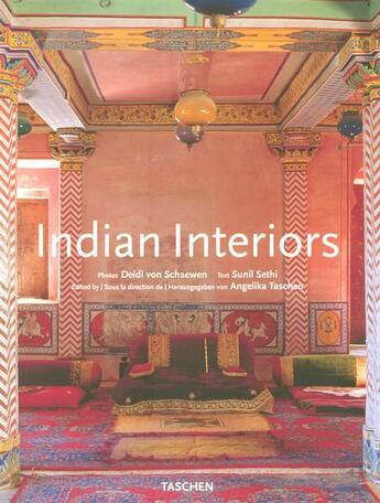 Couverture du livre « Indian interiors-trilingue » de  aux éditions Taschen