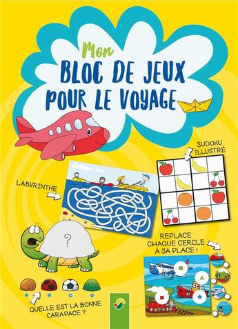 Couverture du livre « Mon bloc de jeux pour le voyage » de  aux éditions Schwager & Steinlein