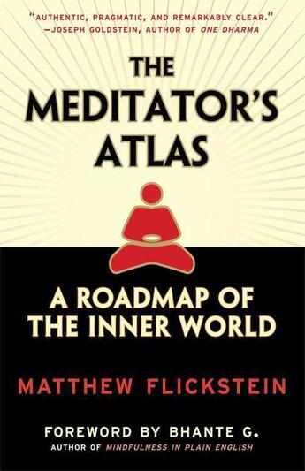 Couverture du livre « The Meditator's Atlas » de Flickstein Matthew aux éditions Wisdom Publications