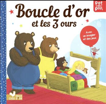 Couverture du livre « Patapon : Boucle d'Or et les 3 ours » de Budgen Tim aux éditions Deux Coqs D'or