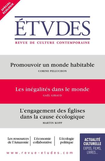 Couverture du livre « Etudes 4256 - janvier » de  aux éditions Ser