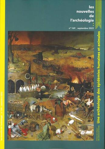 Couverture du livre « Nouvelles de l'archeologie, n 169, septembre 2022. une archeologie d es epidemies humaines et anima » de Auteurs Divers aux éditions Maison Des Sciences De L'homme