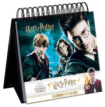 Couverture du livre « Harry Potter ; calendrier photos (édition 2022) » de  aux éditions Play Bac