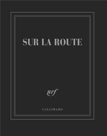 Couverture du livre « Carnet carré noir 