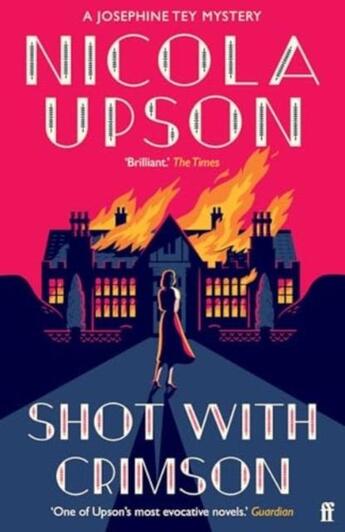 Couverture du livre « SHOT WITH CRIMSON » de Nicola Upson aux éditions Faber Et Faber