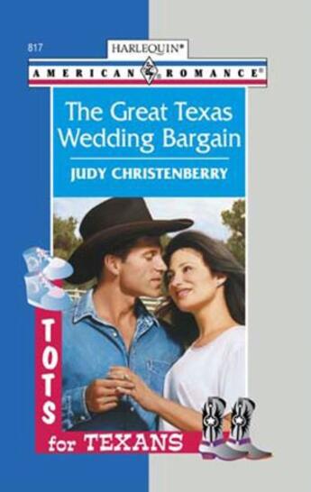 Couverture du livre « The Great Texas Wedding Bargain (Mills & Boon American Romance) » de Judy Christenberry aux éditions Mills & Boon Series