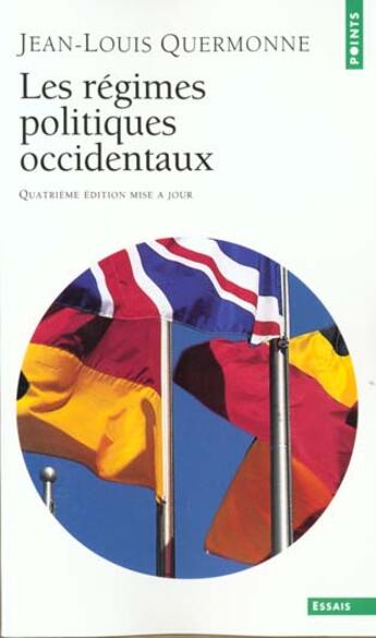 Couverture du livre « Regimes Politiques Occidentaux (Les) » de Jean-Louis Quermonne aux éditions Points