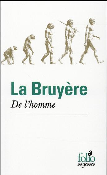 Couverture du livre « De l'homme » de Jean De La Bruyere aux éditions Folio