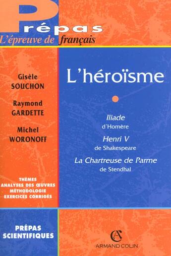 Couverture du livre « L'Heroisme » de Souchon aux éditions Armand Colin