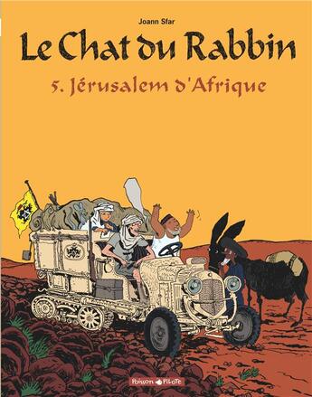 Couverture du livre « Le chat du rabbin Tome 5 : Jérusalem d'Afrique » de Joann Sfar et Brigitte Findakly aux éditions Dargaud