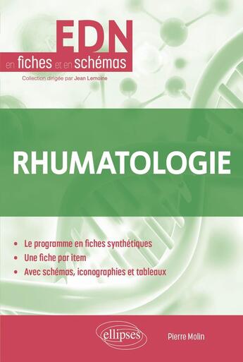 Couverture du livre « Rhumatologie » de Pierre Molin aux éditions Ellipses