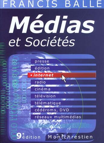 Couverture du livre « Medias et societes » de Francis Balle aux éditions Lgdj