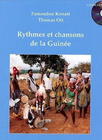 Couverture du livre « Rythmes et chansons de la guinee + cd --- percussion » de Konate F/Ott T aux éditions Van De Velde