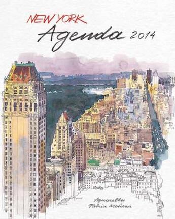 Couverture du livre « Agenda New York 2014 » de Fabrice Moireau aux éditions Pacifique
