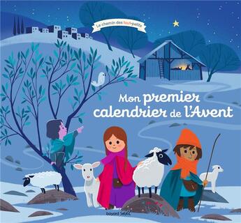 Couverture du livre « Mon premier calendrier de l'Avent » de Sebastien Pelon et Sophie De Brisoult aux éditions Bayard Soleil