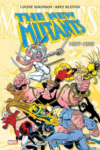 Couverture du livre « The New Mutants : Intégrale vol.7 : 1987-1988 » de Louise Simonson et June Brigman et Brett Blevins aux éditions Panini