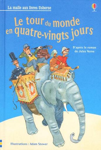 Couverture du livre « Le tour du monde en quatre-vingts jours » de Jane Bingham aux éditions Usborne