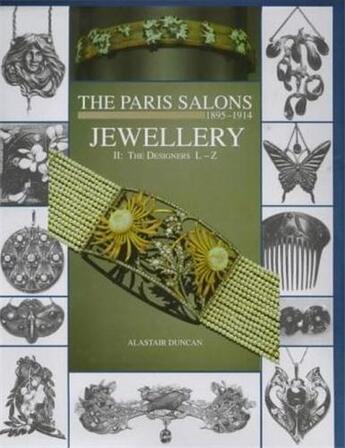 Couverture du livre « Paris salons vol 2 jewellery l-z » de Alastair Duncan aux éditions Acc Art Books