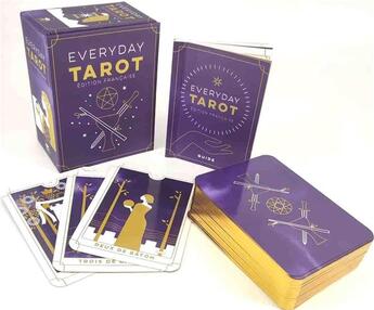 Couverture du livre « Everyday tarot deck » de Brigit Esselmont aux éditions Le Lotus Et L'elephant