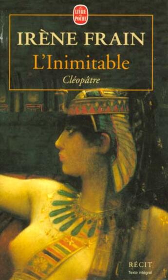 Couverture du livre « L'inimitable » de Irene Frain aux éditions Le Livre De Poche