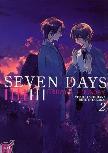Couverture du livre « Seven days Tome 2 » de Rihito Takarai aux éditions Taifu Comics