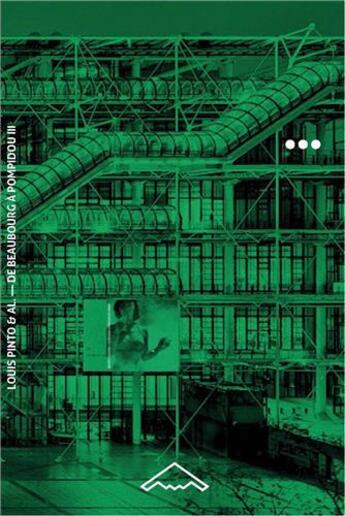 Couverture du livre « De beaubourg a pompidou vol. 3. la machine (1977-2017) (b2-61) » de Pinto Louis/Guiheux aux éditions Editions B2