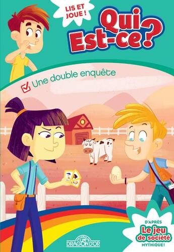 Couverture du livre « Qui est-ce ? t.2 ; une double enquête » de Hasbro et Gauthier Wenging et Alice Risi aux éditions Les Livres Du Dragon D'or