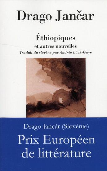 Couverture du livre « Ethiopiques et autre nouvelles » de Jancar D aux éditions Arfuyen