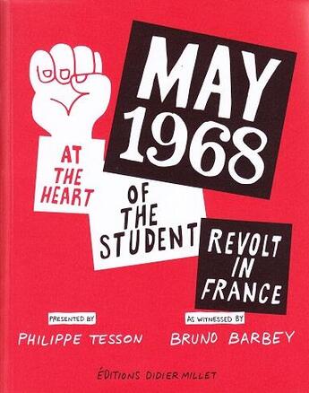 Couverture du livre « May 68: the student revolt in france » de Barbery Bruno aux éditions Thames & Hudson