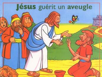 Couverture du livre « Coloriage t.3 ; Jésus guérit un aveugle » de  aux éditions Bibli'o