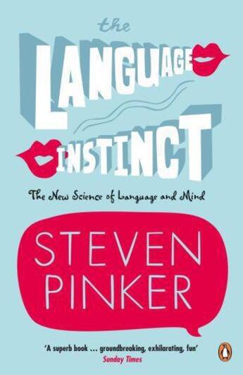 Couverture du livre « The Language Instinct » de Steven Pinker aux éditions Penguin Books Ltd Digital