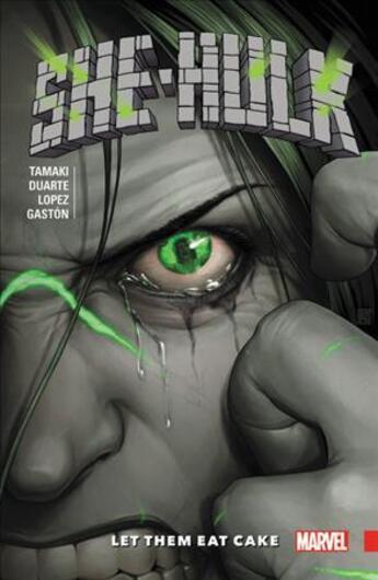 Couverture du livre « SHE-HULK VOLUME 2 : LET THEM EAT CAKE » de Mariko Tamaki et Georges Duarte aux éditions Marvel France