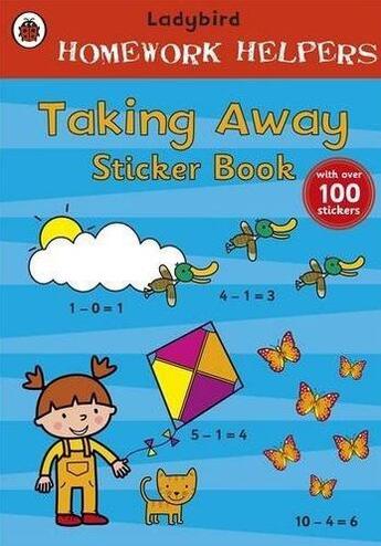 Couverture du livre « Ladybird homework helpers ; taking away sticker book » de Ladybird aux éditions Ladybird