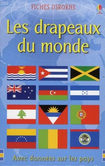 Couverture du livre « FICHES JEUX ; les drapeaux du monde » de Phillip Clarke aux éditions Usborne