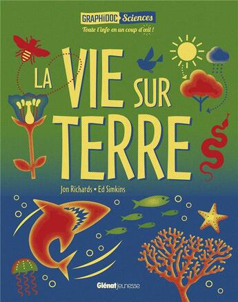 Couverture du livre « La vie sur Terre » de Jon Richards aux éditions Glenat Jeunesse