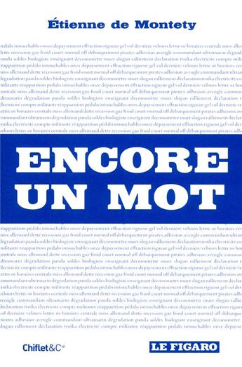 Couverture du livre « Encore un mot » de Etienne De Montety aux éditions Chiflet