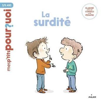 Couverture du livre « La surdité » de Christophe Tranchant aux éditions Milan