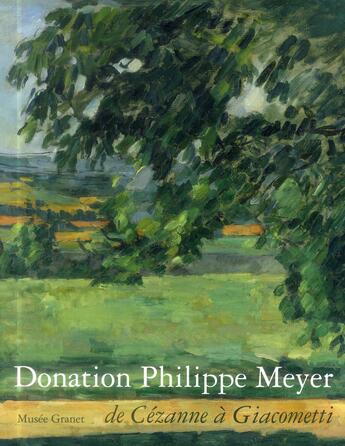 Couverture du livre « Donation Philippe Meyer ; musee Granet ; de Cézanne à Giacometti » de  aux éditions Reunion Des Musees Nationaux