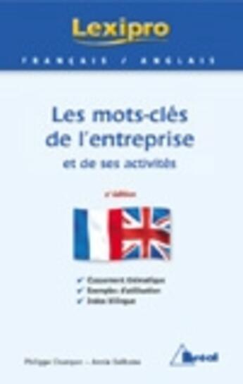 Couverture du livre « Les mots-clés de l'entreprise » de Delhome aux éditions Breal