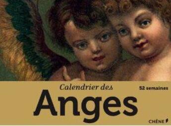 Couverture du livre « Calendrier des anges » de  aux éditions Chene