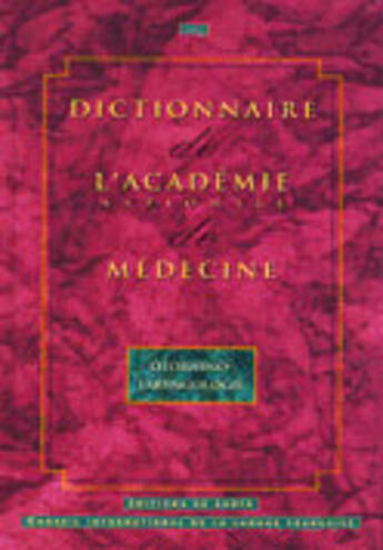 Couverture du livre « Dictionnaire de l'academie nationale de medecine : otorhino-laryngologie » de P Pialoux et H Laccoureye aux éditions Editions De Sante